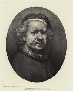 Rembrandt vanhana miehenä
